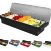 BarProducts.com BAR SUPPLIES Condiment Holder / Fruit Tray - 6 Pint Compartments