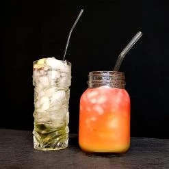 BarProducts.com Borosilicate Glass Straws - Bent BAR SUPPLIES