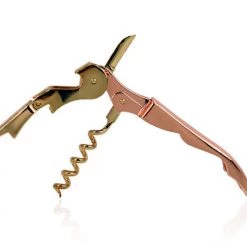 BarProducts.com Gold And Copper Plated - Double Lever Corkscrew