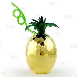 BarProducts.com BAR SUPPLIES Gold Pineapple Disco Novelty Cup - 28 Ounce