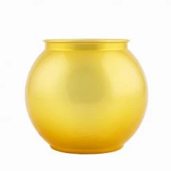 BarProducts.com 24 Ounce Plastic Fishbowl - Gold