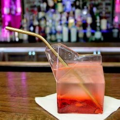 BarProducts.com BarConic® Straw - Gold Plated Curved Master Mixology