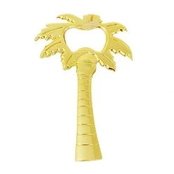 BarProducts.com BarConic® Palm Tree Zinc Alloy Bottle Opener - Gold Plated