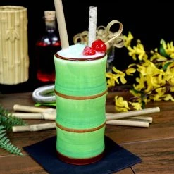 BarProducts.com BAR SUPPLIES BarConic ® Tiki Mug - Bamboo Stalk - 14 Ounce