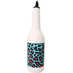 BarProducts.com Kolorcoat™ Flair Bottle - Green Leopard Print Design - 750ml BAR TOOLS
