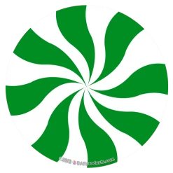 BarProducts.com PRODUCT DESIGNER Kolorcoat™ Round Foam Coasters (4 Pack) - Spearmint