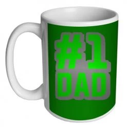 BarProducts.com Custom Coffee Mug - Green - 15 Ounce