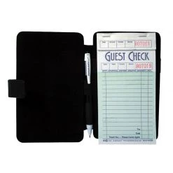 BarProducts.com KITCHEN, DINING & SERVICE ADD YOUR NAME Guest Check Pad Holder - Blue Polka Dots