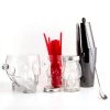 BarProducts.com Gun Metal Skull Cocktail Set SPECIAL COLLECTIONS