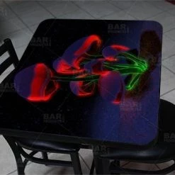 BarProducts.com Holiday Fluorescence 24" X 30" Wooden Table Top - Two Types Available