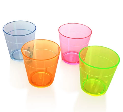 img_8664_2.jpg BarProducts.com BarConic® 1.5oz Assorted Plastic Shot Glasses BAR SUPPLIES
