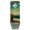 BarProducts Handcrafted Island Dreams – Wall Mounted Wood Plaque Bottle Opener And Cap Catcher Woodshop Made In The USA
