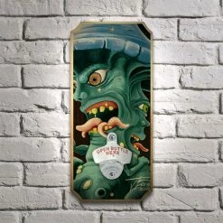 BarProducts.com Two Face Mushroom - Wood Plaque Wall Mounted Bottle Opener