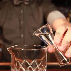 BarProducts.com BarConic® Glass Double Sided Jigger - 1/2 Oz And 1 Oz - Tall