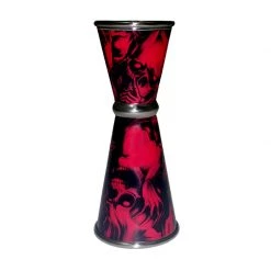 BarProducts.com BAR TOOLS Designer Jigger - Tall Double-Sided 28ML By 56ML - RED EVIL