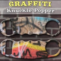 BarProducts.com BAR TOOLS Knuckle Popper Bottle Opener - Graffiti