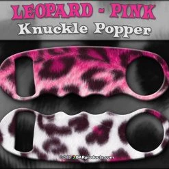 BarProducts.com Knuckle Popper Bottle Opener - Leopard Prints - Color Options BAR TOOLS