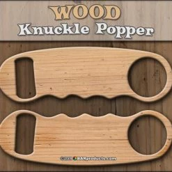 BarProducts.com BAR TOOLS Knuckle Popper Bottle Opener - Wood