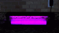 BarProducts.com LED Counter Caddies™ With STAINED Finish - 24" STRAIGHT Shelf Liquor Shelves / Bottle Displays