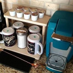 BarProducts.com CHOOSE YOUR PATTERN - Counter Caddies™ - 12 INCH STRAIGHT UNIT W/ K-Cup Holes 17 BarProducts.com CHOOSE YOUR PATTERN - Counter Caddies™ - 12 INCH STRAIGHT UNIT W/ K-Cup Holes