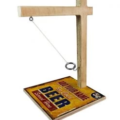 BarProducts.com HOME BAR & GIFTS ADD YOUR NAME Tabletop Ring Toss Game - Ice Cold Beer