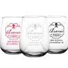 BarProducts.com BAR SUPPLIES CUSTOMIZABLE - Stemless Wine Glass - 17 Ounce - Poison
