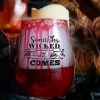 BarProducts.com CUSTOMIZABLE - Stemless Wine Glass - 17 Ounce - Something Wicked BAR SUPPLIES