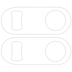 BarProducts.com PRODUCT DESIGNER Kolorcoat™ Mini Speed Opener - White