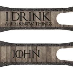 BarProducts.com ADD YOUR NAME V-Rod® Bottle Opener – I Drink