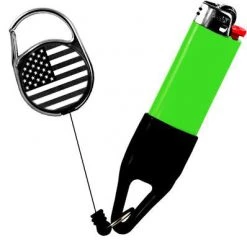 BarProducts.com PREMIUM CLIP LIGHTER LEASH® - FLAG SERIES