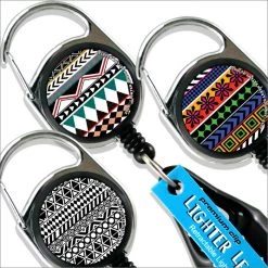 BarProducts.com Premium Clip Lighter Leash® - Aztec Series