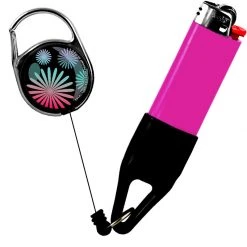BarProducts.com Premium Clip Lighter Leash® - Floral Series