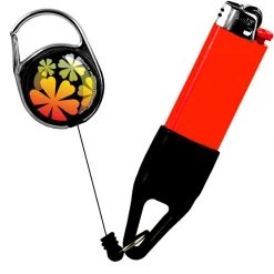 BarProducts.com Premium Clip Lighter Leash® - Floral Series
