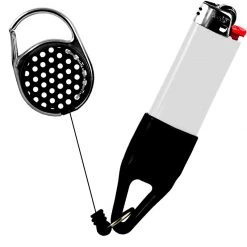 BarProducts.com Premium Clip Lighter Leash® - Polka Dot Series