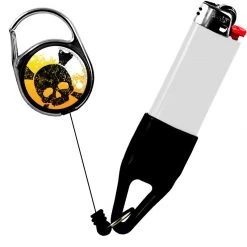BarProducts.com Premium Clip Lighter Leash® - Skulls Series