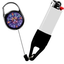 BarProducts.com Premium Clip Lighter Leash® - Tie Dye Series
