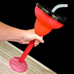 BarProducts.com BarConic®Drinkware - Margarita Party Yard - Pink - 24 Ounce