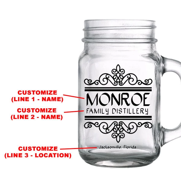 mason-jars-16oz_callig-web-1.jpg BarProducts.com CUSTOMIZABLE - 16oz Mason Jar With Handle - Calligraphy