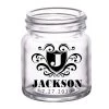 BarProducts.com CUSTOMIZABLE - 2oz Clear Mini Mason Jar Shot Glass - Crest (Version 3) BAR SUPPLIES