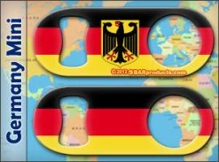 BarProducts.com World Flag Kolorcoat™ Mini Bottle Openers BAR TOOLS