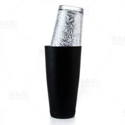 Barproducts.com BAR TOOLS Mixing Glass - Silver Swirl (16oz)