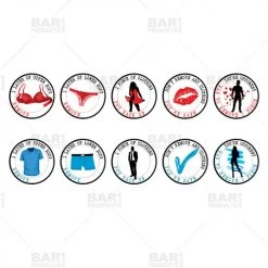 BarProducts.com Strip Pong – Beer Pong Party Game