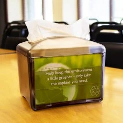 BarProducts.com San Jamar Venue Tabletop Interfold Napkin Dispenser - Black Pearl SPECIAL COLLECTIONS