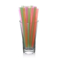 BarProducts.com BarConic® 6" Straws - Assorted Neon BAR SUPPLIES