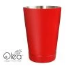 BarProducts.com Olea™ Cocktail Shaker - Metallic Red NEON - 16oz Weighted