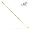 BarProducts.com Olea™ Gold Plated Bar Spoon - Bent Tip - 50cm Length Master Mixology