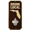BarProducts Handcrafted Drink Local - Wall Mounted Wood Plaque Bottle Opener 1 BarProducts Handcrafted Drink Local - Wall Mounted Wood Plaque Bottle Opener