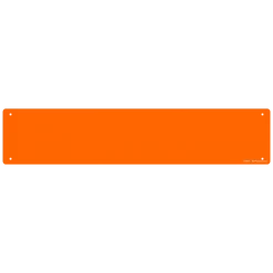 BarProducts.com Kolorcoat™ Custom Metal Bar Sign - 24" X 5" - Orange PRODUCT DESIGNER