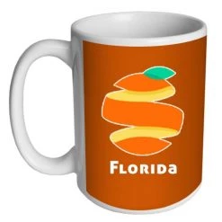 BarProducts.com Custom Coffee Mug - Orange - 15 Ounce