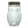 BarProducts.com BarConic® Owl Mason Jar With Lid - 12 Ounce BAR SUPPLIES 7 BarProducts.com BarConic® Owl Mason Jar With Lid - 12 Ounce BAR SUPPLIES
